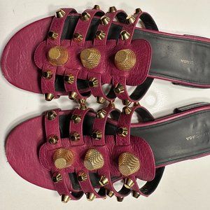 Balenciaga Mixed Stud Leather SLides